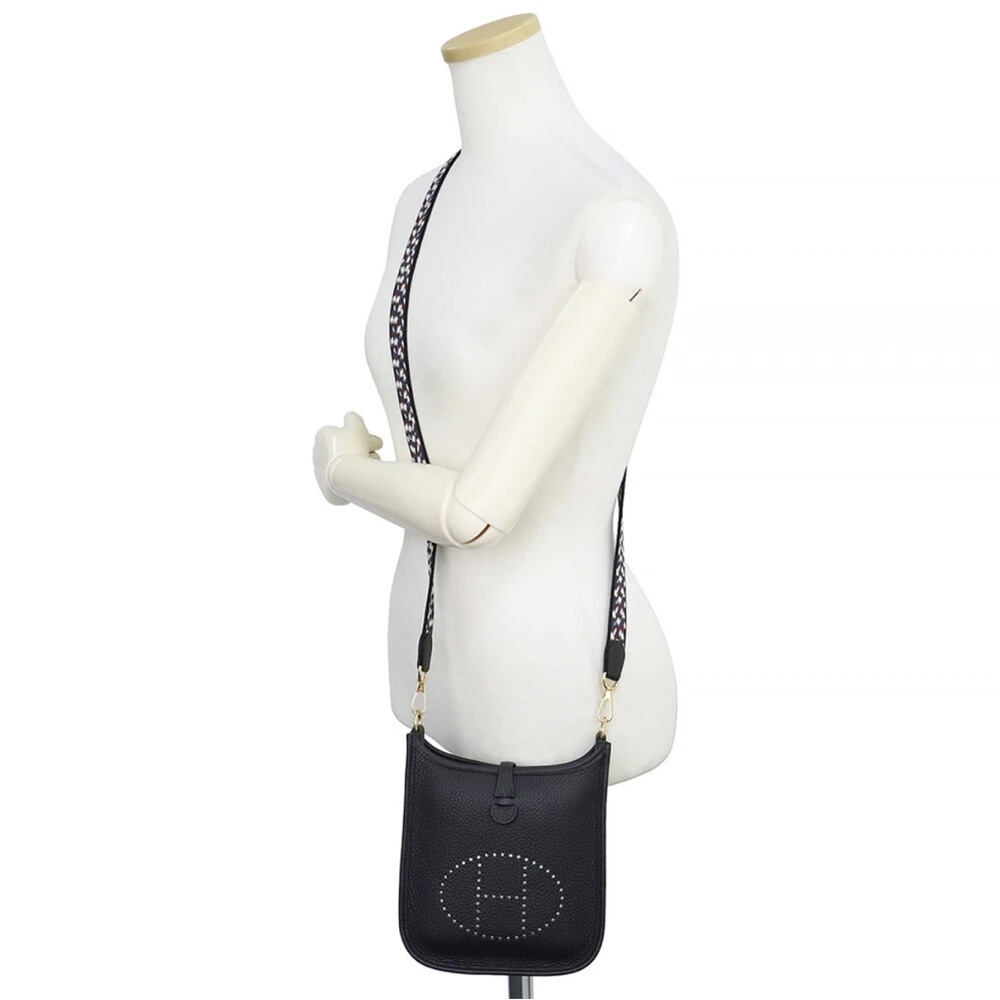 Hermès Evelyne TPM Taurillon Clemence Crossbody Bag -Caban - Picture 11 of 11